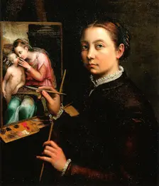 Self-portrait 1556. Artist: Sofonisba Anguissola