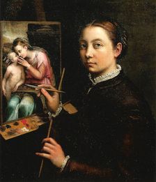 Self-portrait 1556. Artist: Sofonisba Anguissola