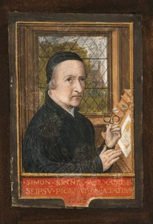 Self-portrait, 1558. Creator: Simon Bening