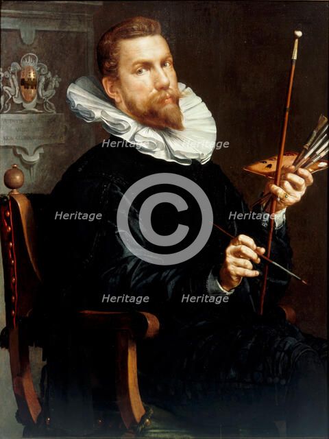 Self-portrait, 1601. Artist: Wtewael, Joachim (1566-1638)