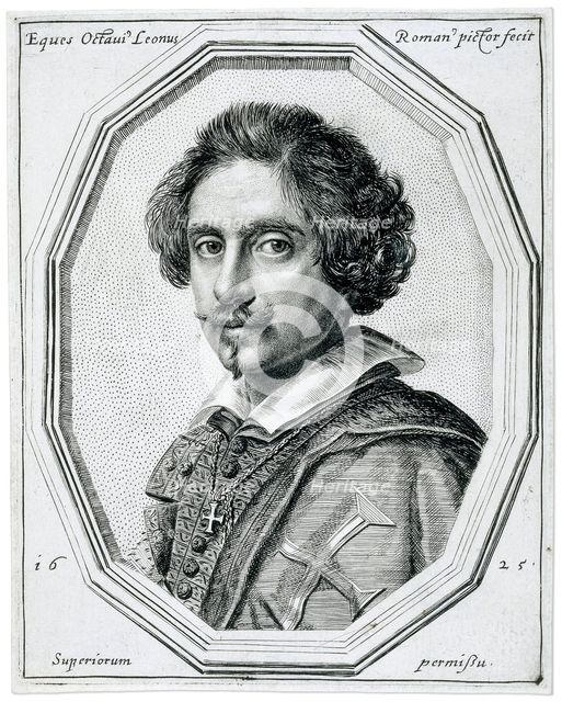 Self-portrait, 1625. Creator: Ottavio Mario Leoni.
