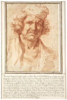 Self-portrait, 1630. Creator: Nicolas Poussin