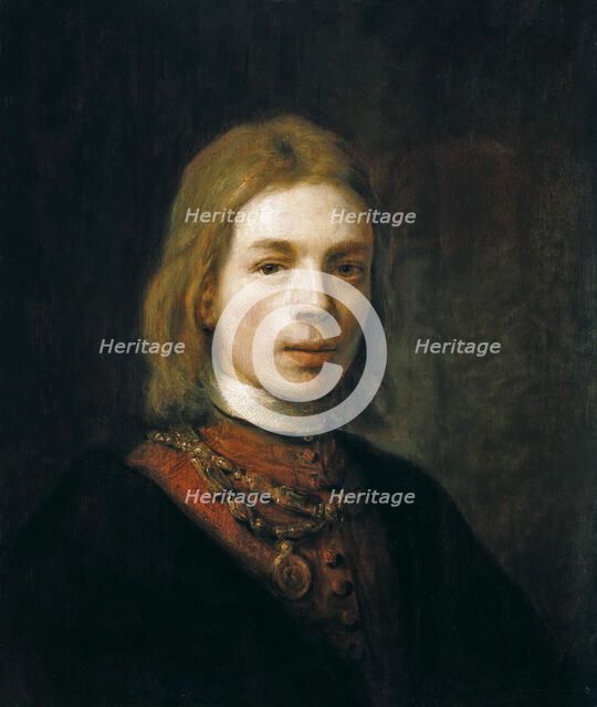 Self-Portrait, 1645. Creator: Hoogstraten, Samuel Dirksz, van (1627-1678).