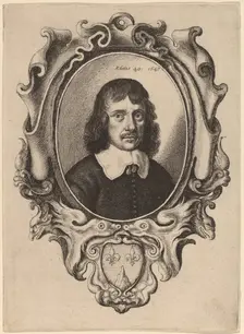 Self-Portrait, 1647. Creator: Wenceslaus Hollar