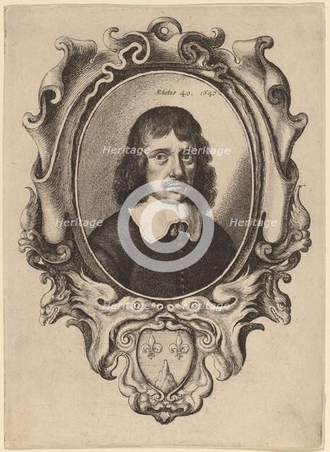 Self-Portrait, 1647. Creator: Wenceslaus Hollar.