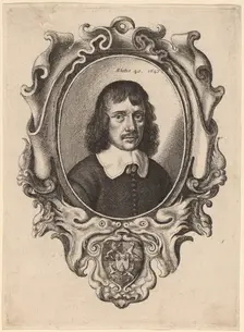 Self-Portrait, 1647. Creator: Wenceslaus Hollar