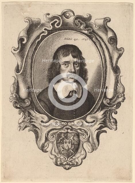 Self-Portrait, 1647. Creator: Wenceslaus Hollar.