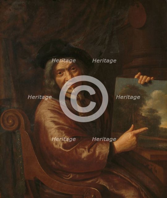 Self-Portrait, 1640-1678. Creator: Pieter Jansz van Asch.