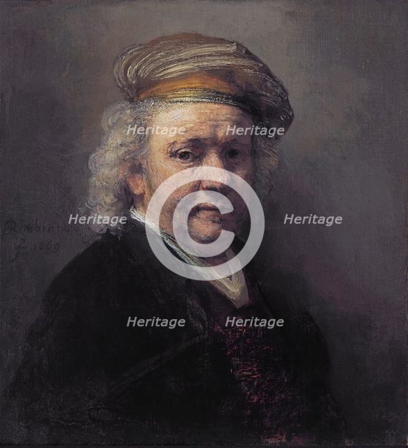 Self-portrait, 1669. Artist: Rembrandt van Rhijn (1606-1669)