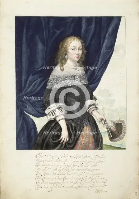 Self-portrait, 1661. Creator: Gesina ter Borch.