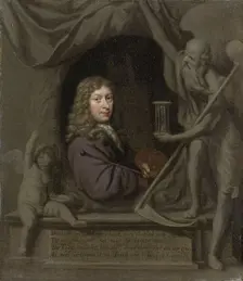 Self-Portrait, 1685. Creator: Michiel van Musscher