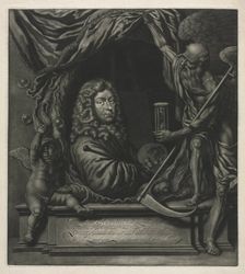 Self-Portrait, 1685. Creator: Michiel van Musscher (Dutch, 1645-1705)