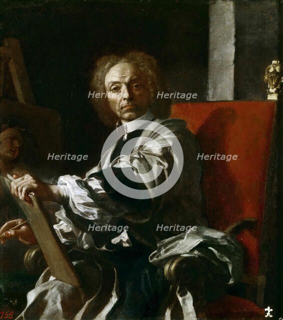 Self-portrait, 1727. Creator: Solimena, Francesco (1657-1747).