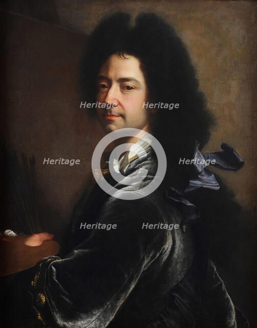 Self-Portrait, 1727. Creator: Rigaud, Hyacinthe François Honoré (1659-1743).