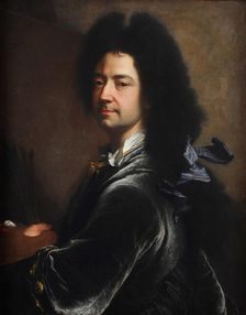 Self-Portrait, 1727. Creator: Rigaud, Hyacinthe François Honoré (1659-1743)