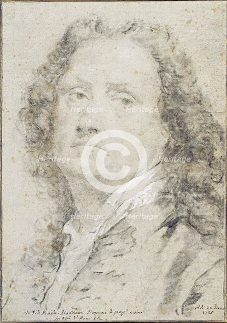 Self-portrait, 1735. Artist: Piazzetta, Gian Battista (1683-1754)