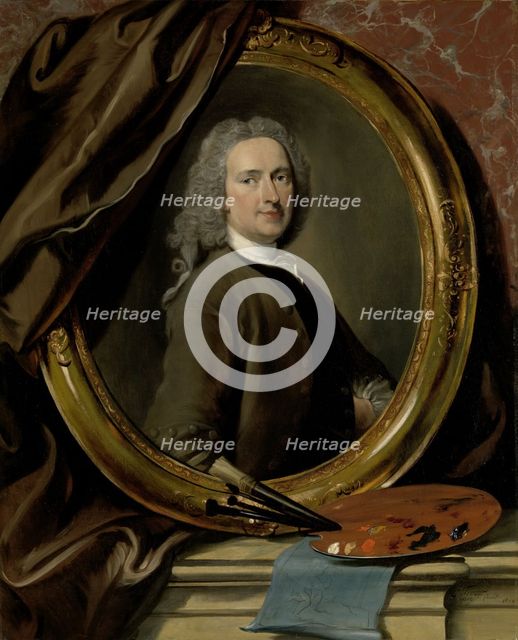 Self-portrait, 1739. Creator: Cornelis Troost.