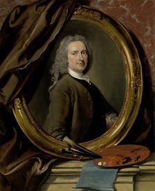 Self-portrait, 1739. Creator: Cornelis Troost