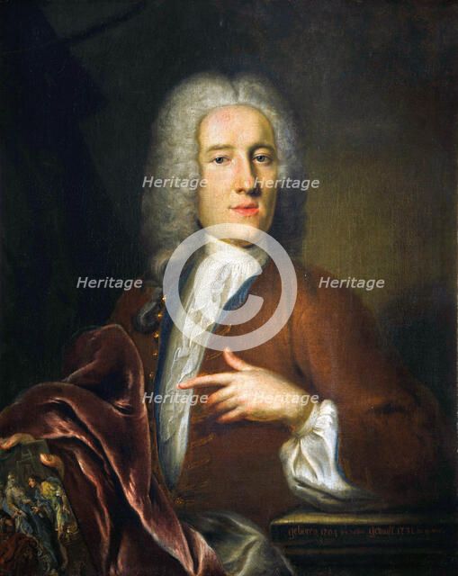 Self-Portrait, 1731. Creator: Platzer, Johann Georg (1704-1761).