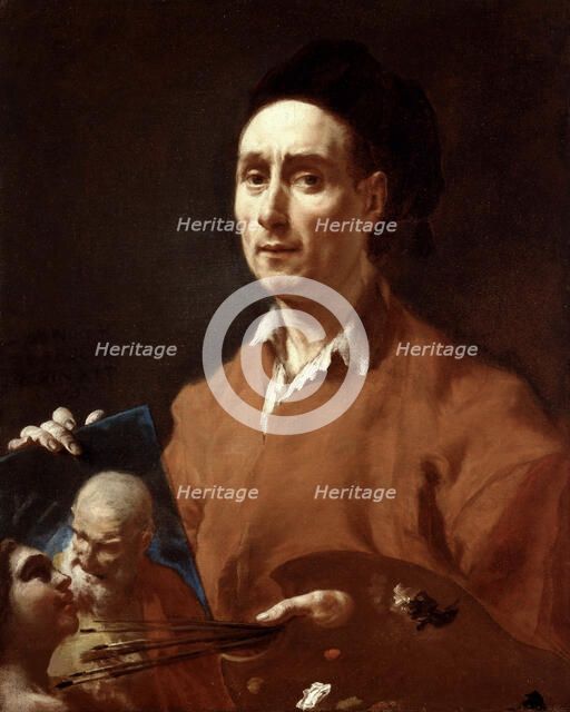 Self-Portrait, 1756. Creator: Capella, Francesco (1711-1784).