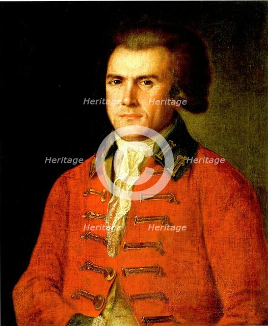 Self-Portrait, 1763. Creator: Andrey Bolotov.