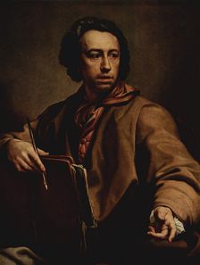 Self-Portrait, 1775. Creator: Anton Raphael Mengs
