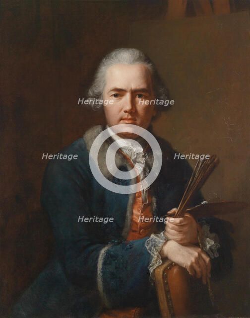 Self-Portrait, 1770. Artist: Tischbein, Johann Heinrich, the Elder (1722-1789)