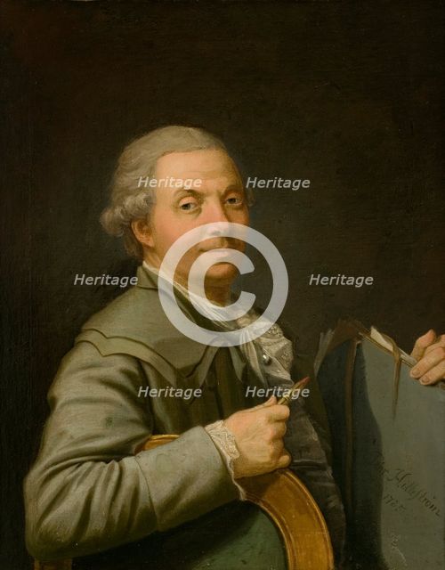 Self portrait, 1785. Creator: Per Hillestrom.