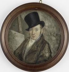 Self portrait, 1786-1810. Creator: Hermanus Fock