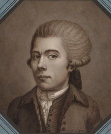Self-Portrait, 1786. Creator: Lequeu, Jean-Jacques (1757-1826)