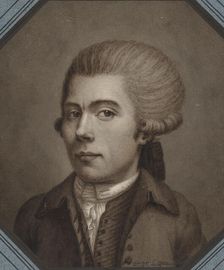 Self-Portrait, 1786. Creator: Lequeu, Jean-Jacques (1757-1826)