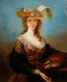 Self-portrait 1782. Artist: Elisabeth Louise Vigee-LeBrun