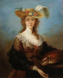 Self-portrait 1782. Artist: Elisabeth Louise Vigee-LeBrun
