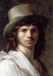 Self-Portrait, 1795. Creator: Girodet de Roucy Trioson, Anne Louis (1767-1824)