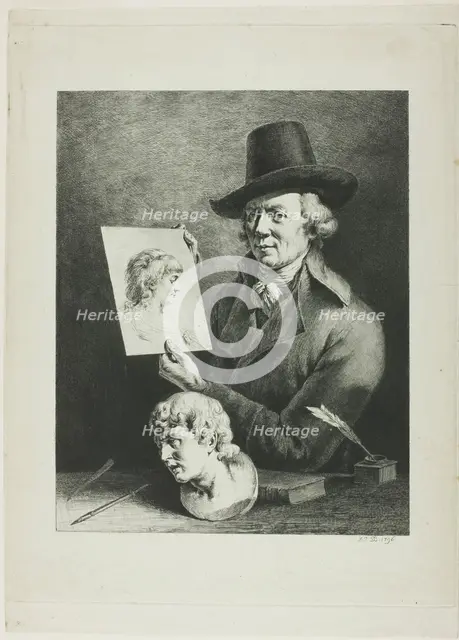 Self-Portrait, 1796. Creator: Jean-Jacques de Boissieu.