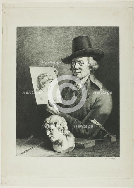 Self-Portrait, 1796. Creator: Jean-Jacques de Boissieu.