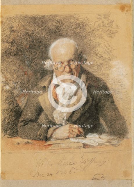 Self-portrait, 1796. Creator: Zoffani, Johann (1733-1810).