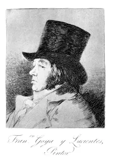 Self portrait 1799. Artist: Francisco Goya