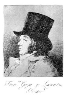 Self portrait 1799. Artist: Francisco Goya