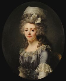 Self-portrait, 1790. Creator: Duvivier, Aimée (1766-c. 1852)