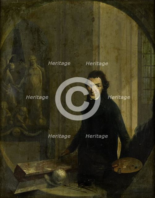 Self Portrait, 1800-1818. Creator: Christoffel Frederik Franck.