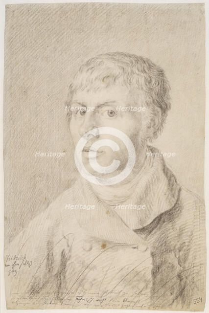 Self-Portrait, 1800. Artist: Friedrich, Caspar David (1774-1840)