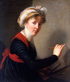 Self-portrait, 1800. Creator: Elisabeth Louise Vigee-LeBrun