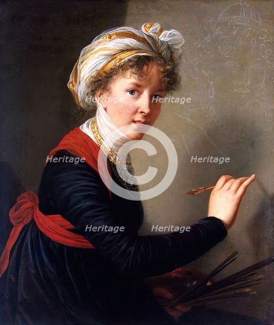 Self-portrait, 1800. Creator: Elisabeth Louise Vigee-LeBrun.