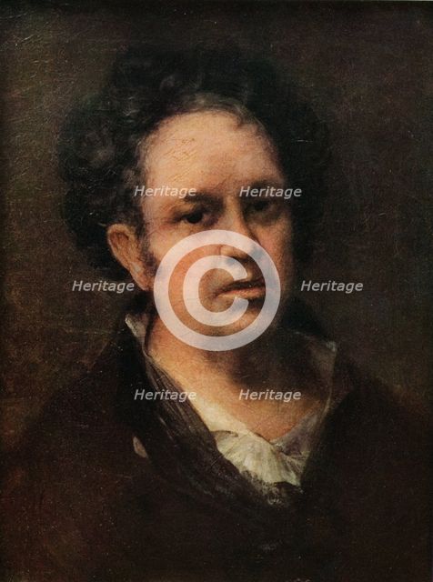 'Self-Portrait', 1815 (1939). Artist: Francisco Goya.