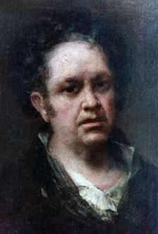 Self Portrait 1815. Artist: Francisco Goya