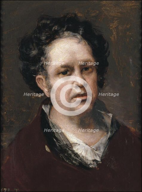 Self-Portrait, 1815. Artist: Goya, Francisco, de (1746-1828)