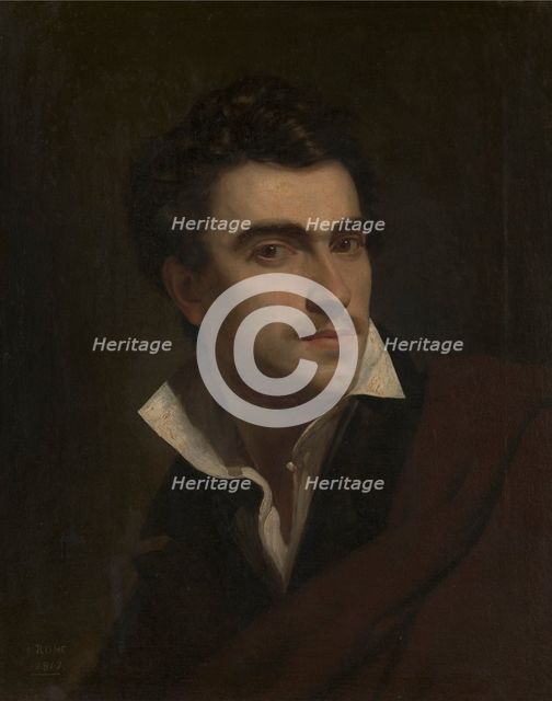 Self-portrait, 1817. Creator: Pieter Van Hanselaere.