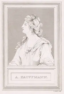 Self portrait, 1811. Creator: Angelica Kauffman