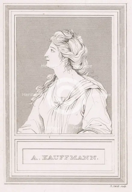 Self portrait, 1811. Creator: Angelica Kauffman.